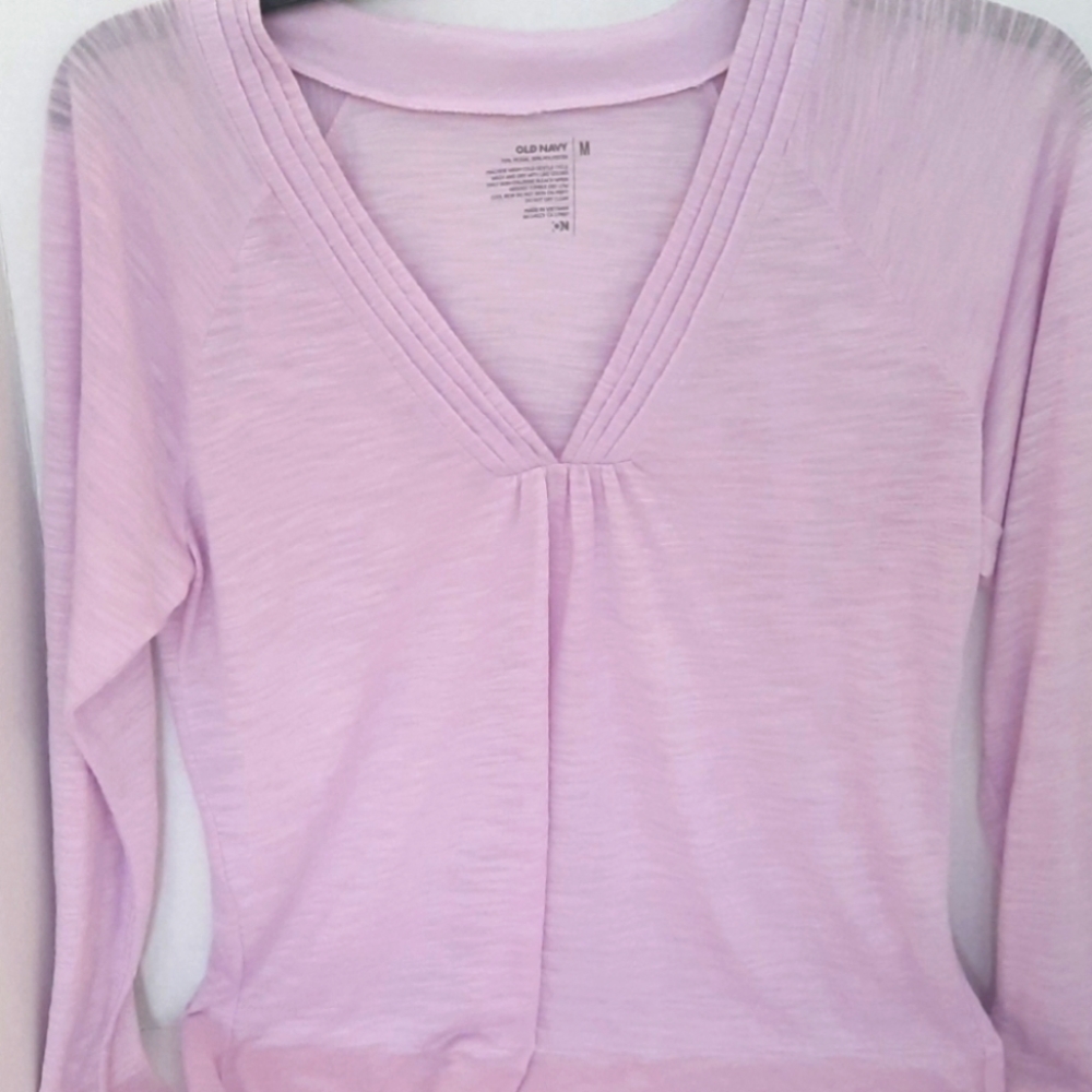 Old Navy Long Sleeve Lilac Top